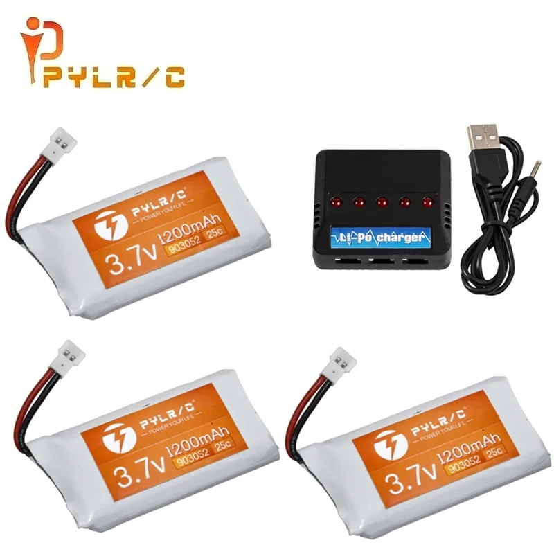 

Аккумулятор Lipo 3,7 в 1200 мАч + зарядное устройство и зарядное устройство для Syma X5 X5C X5SW X5SC X5S X5SC-1 M18 H5P RC Drone Quadcopter, запасные части