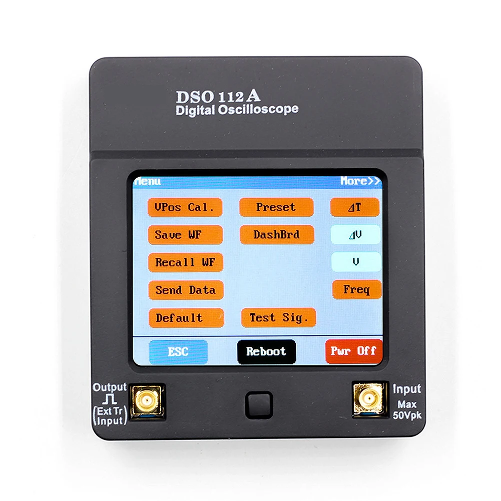 

DSO112A Digital Storage 5Msps Handheld Mini Tools Touch Screen USB Stable Durable Portable 2MHz Analyzer Oscilloscope