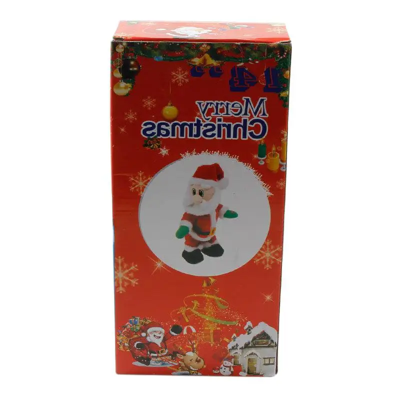 Ecletric Рождественская Фигурка Санта Клауса игрушка на батарейках Twerking поющие