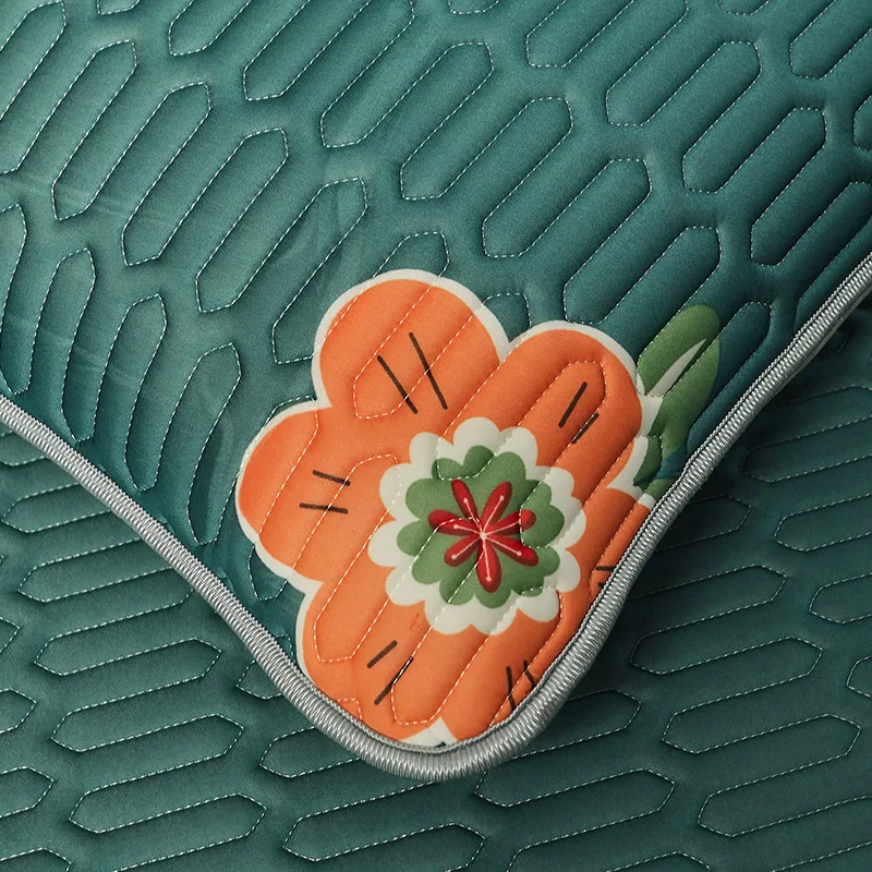 1 шт. латексная натяжная простыня с принтом складной охлаждающий летний коврик