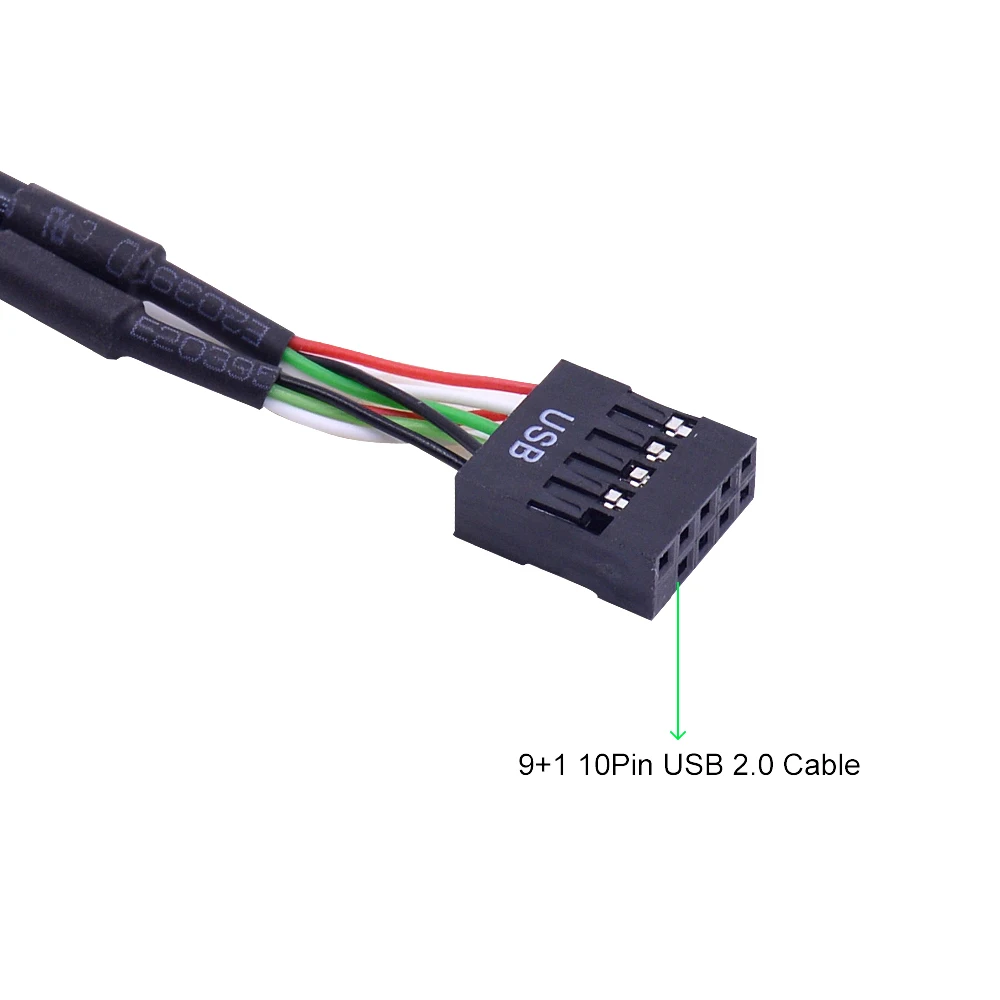 CHIPAL USB 2 0 Hub 4 порта USB2.0 адаптер ПК Передняя панель расширения кронштейн с 10