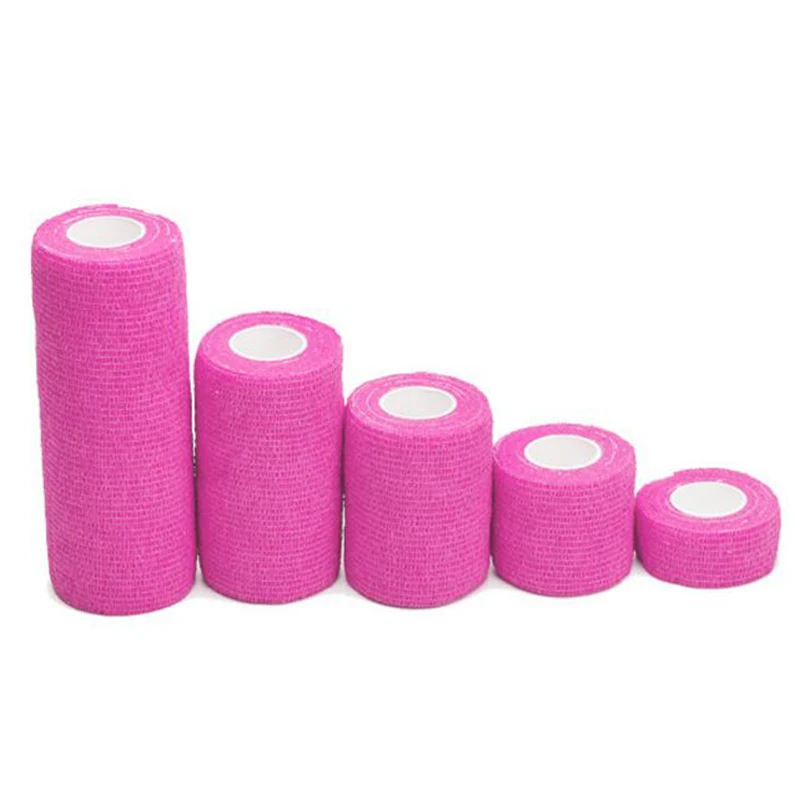 1Pcs Protective Self-adhesive Elastic Bandage Color Non-woven Self-adhesive Bandage Tattoo Bandage Medical Tape For Camping Sports
