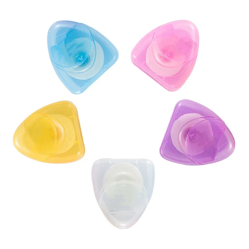 Портативная зубная нить 50 м микро Восковая Проволочная коробка межзубная щетка