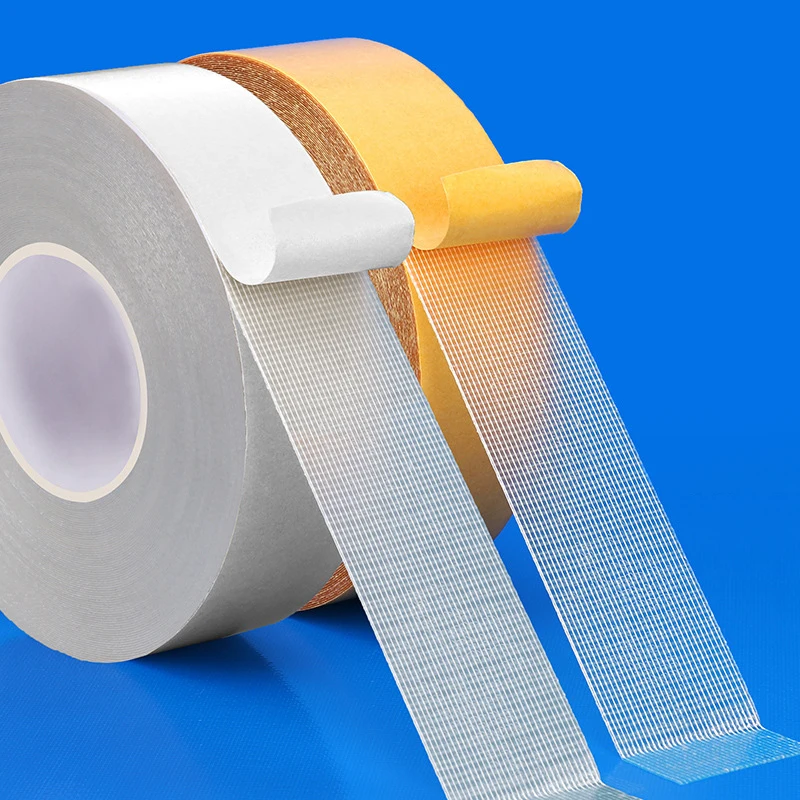 Прочная Двусторонняя лента 10 м/рулон прозрачная Водонепроницаемая сетчатая на
