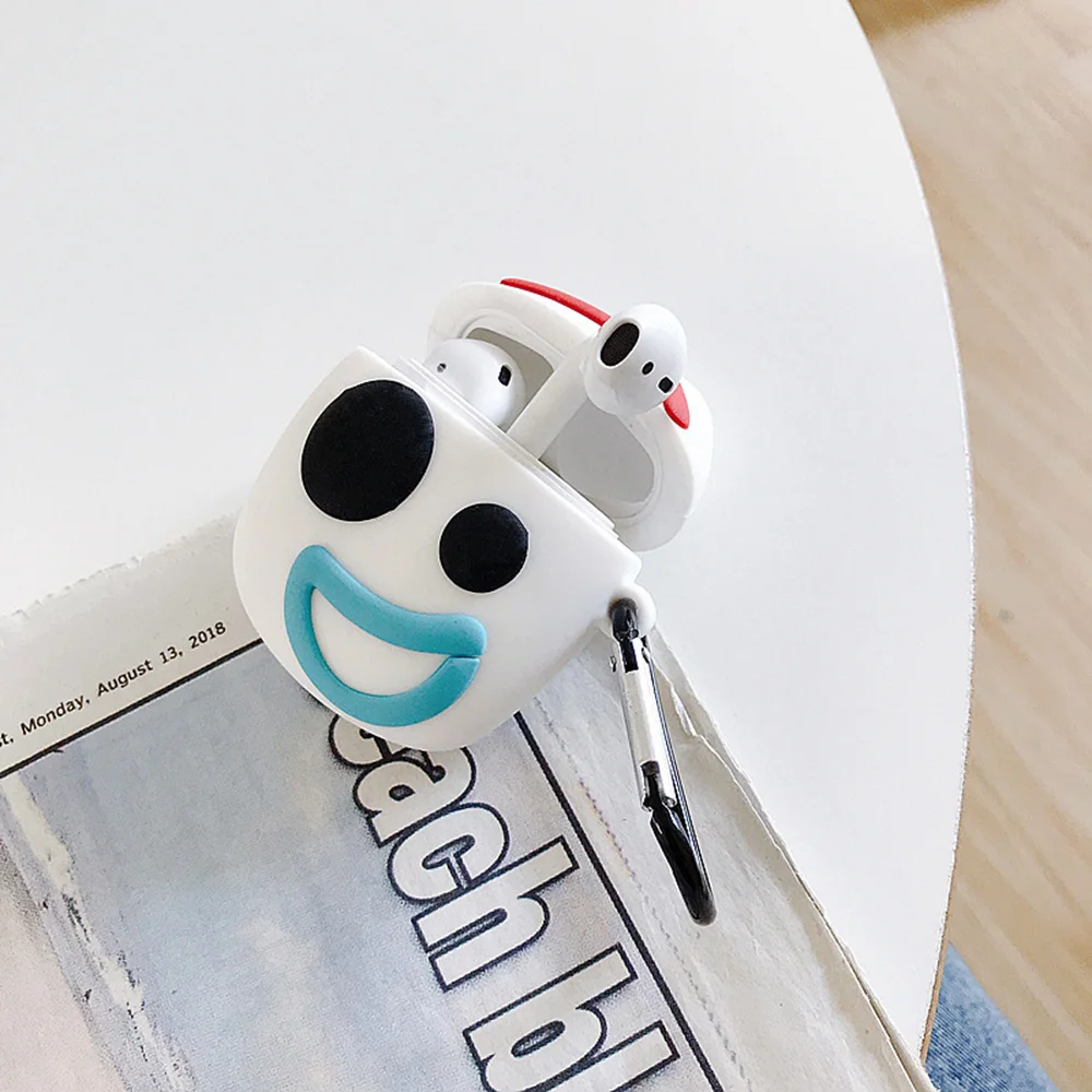 3D чехол для наушников для Airpods 2 чехол силиконовый НЛО мультяшный милый чехол для наушников для Apple Air Pods чехол s для Earpods аксессуары