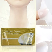 1pcs collagen crystal neck bag mask women whitening anti aging mask beauty health whey protein moisturizing personal