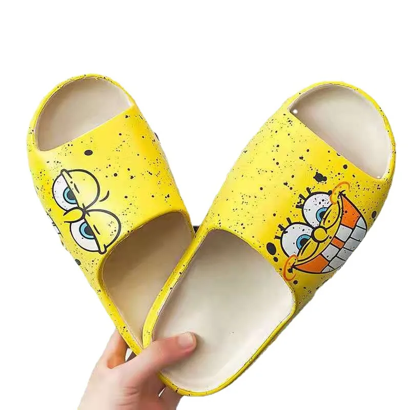 

Men's Slippers Summer Outdoor Beach Men's Sandals and Slippers Sponge Baby Couple Bathroom Home Flip Flops Zapatos De Hombre