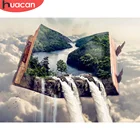 HUACAN Алмазная картина Новый Пейзаж водопад Стразы 5D Сделай Сам Алмазная вышивка крестиком книга мозаика домашний декор