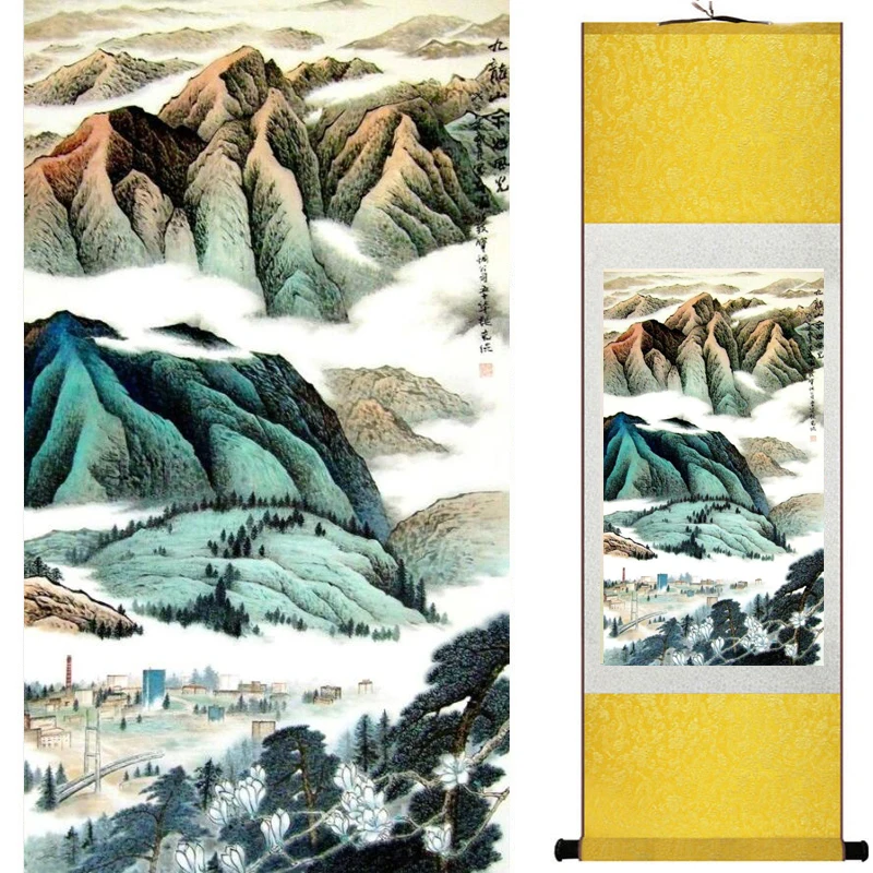Живописный пейзаж супер качество Традиционный китайский картины для дома офиса