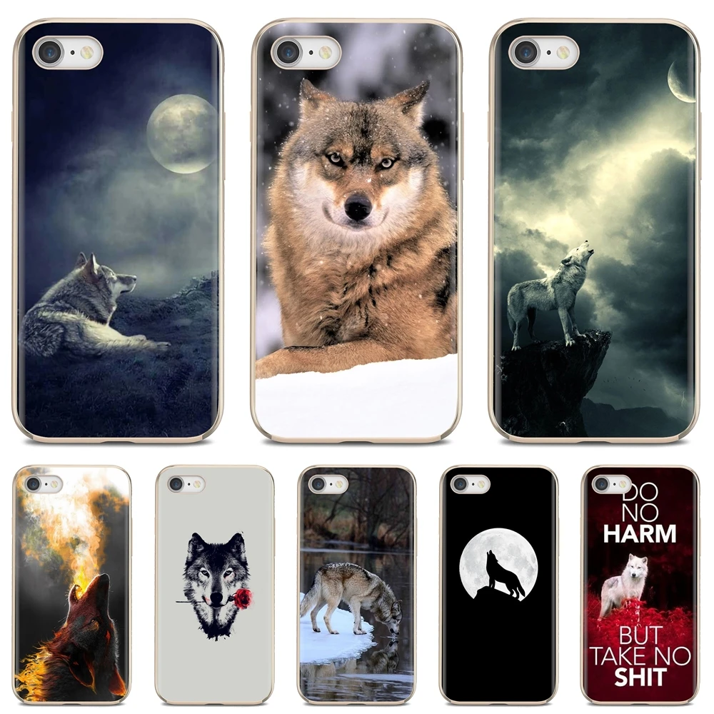 Мягкий ТПУ силиконовый чехол для Huawei P8 P9 P10 P20 P30 P Smart 2019 Honor Mate 9 10 20 8X 7A 7C Pro Lite Wolf on Snow