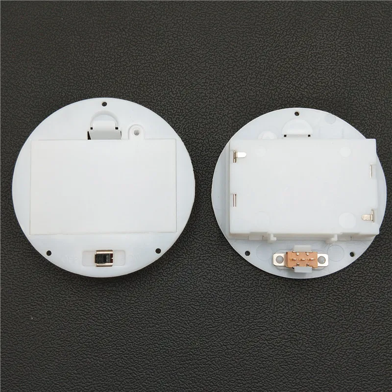 

300pcs/lot 3 X 1.5V AAA White Round Battery Holder Storage Box Case With Switch 3 Slots 4.5V AAA Batteries Shell Plastic Cover