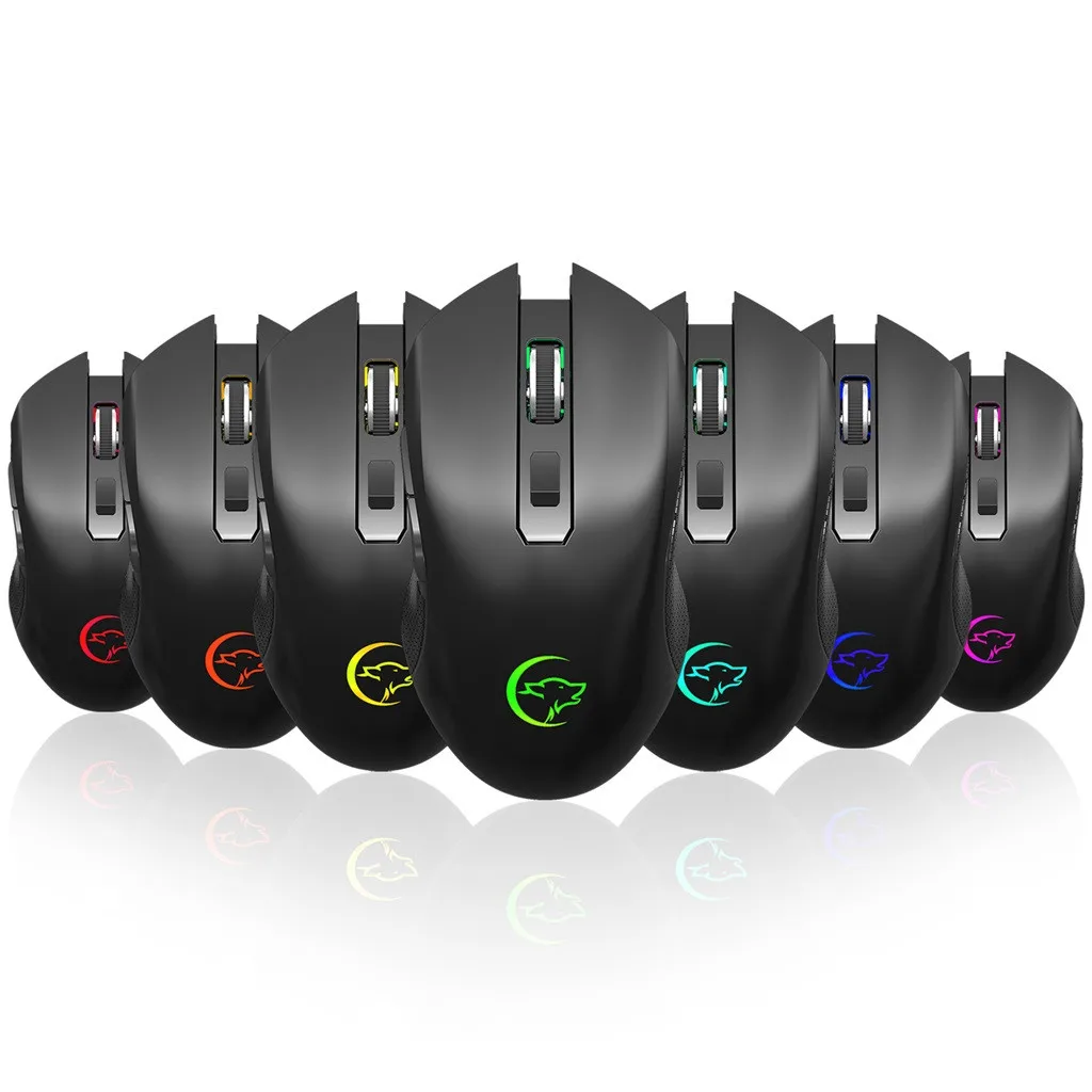 Беспроводная мышь для ноутбука 2 4 ГГц USB 2400DPI | Компьютеры и офис