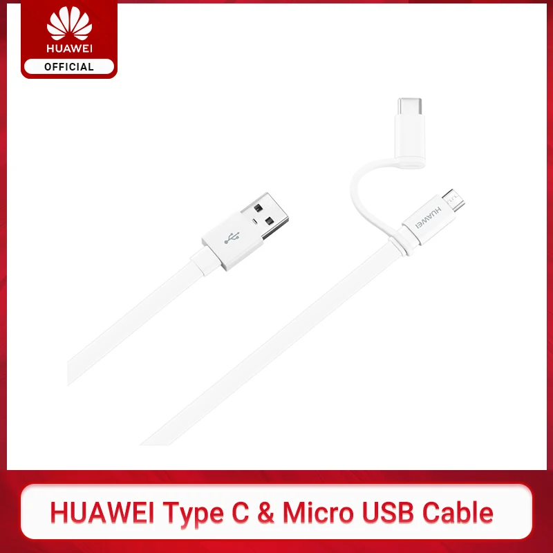 В наличии оригинал HUAWEI Тип C Micro USB кабель для передачи данных 1 5 м быстрой зарядки