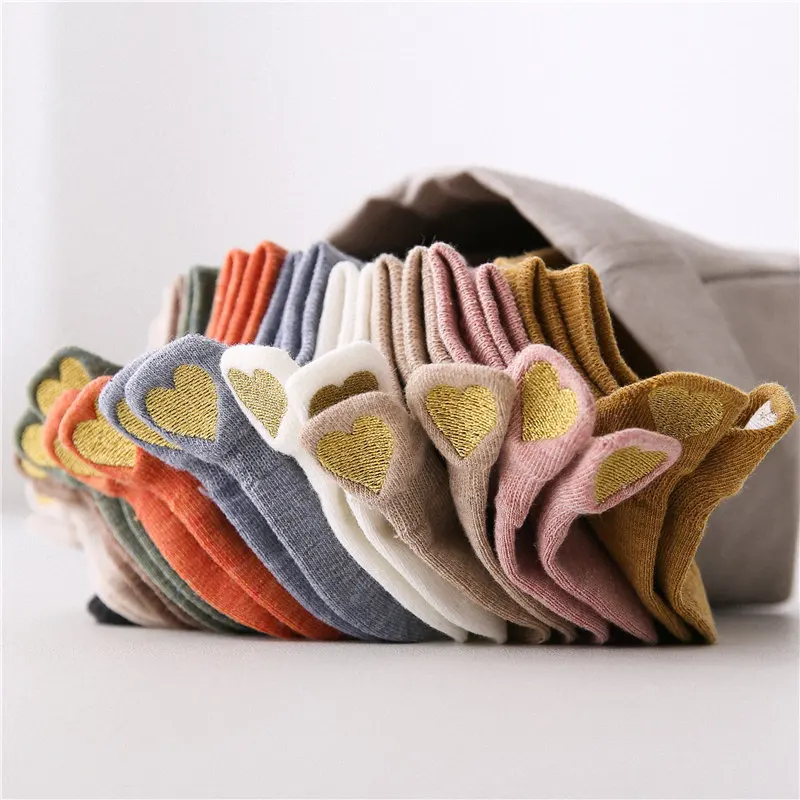 1 пара женской обуви Модные хлопковые носки солнце Радуга молнии с вышивкой в