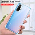 Противоударный чехол с подушкой безопасности для Xioami Redmi Note 8 2021 9 10 pro max, чехол, прозрачный чехол из ТПУ для Redmi Note 8 T Pro 2021 10s, чехол