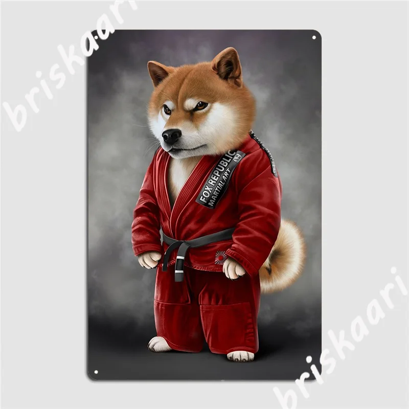 

Боевое искусство Ба-собака, плакат ММА, металлический плакат, персонализированный декор для клуба, жестяные Плакаты для кинотеатра