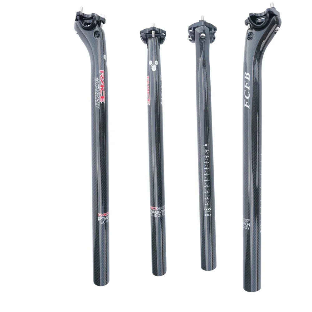 

FCFB Race speed Carbon Seatpost Bike Seatpos MTB Road Bicycle Seatposts Seat tube Seat Bicycle 27.2/30.8/31.6 3K cycling