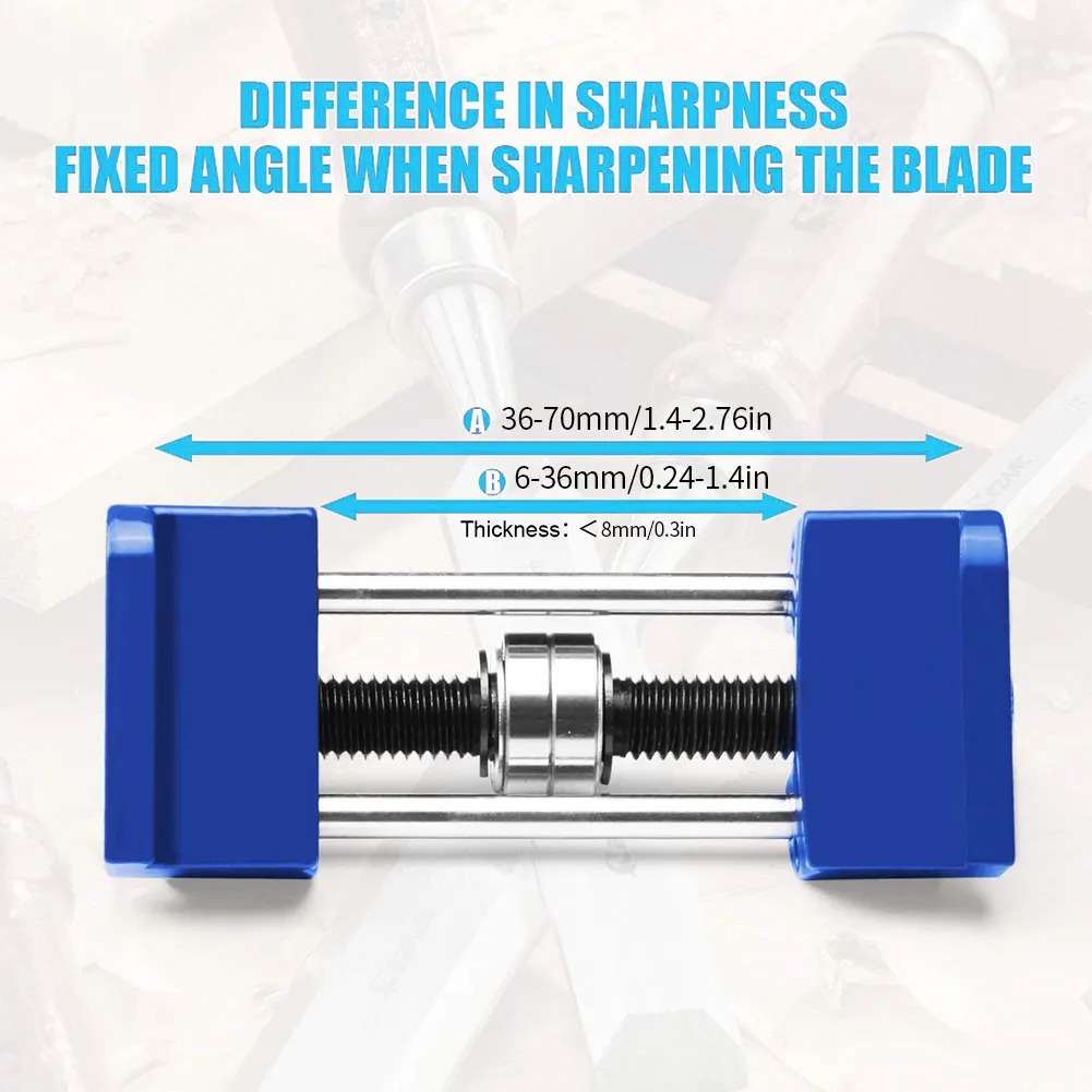Metal Jig Angle Sharpener Precision Honing Guide Adjustable Width Cork Planer Angle Chisel Sharpen Angle Chisel Edge Sharpening images - 6