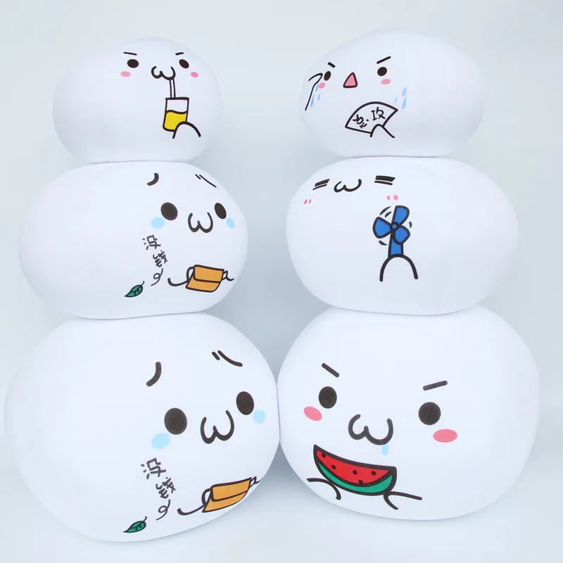 

Pillow Creative Expression Yan Text Pillow Bubble Particle Ball Son Quadratic Element Animation Peripheral Pillow