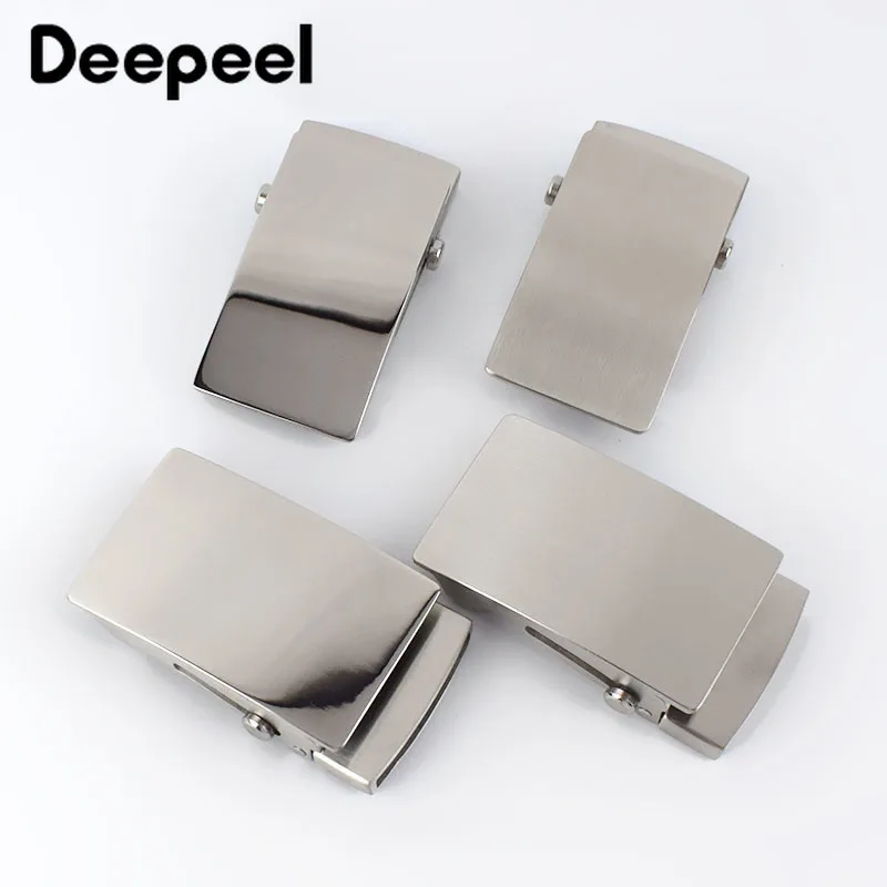 

Deepeel 1pc 36mm/39mm Stainless Steel Roller Toothless Men Belt Buckle Automatic Buckles Head DIY Casual Fashion Belts Hardware