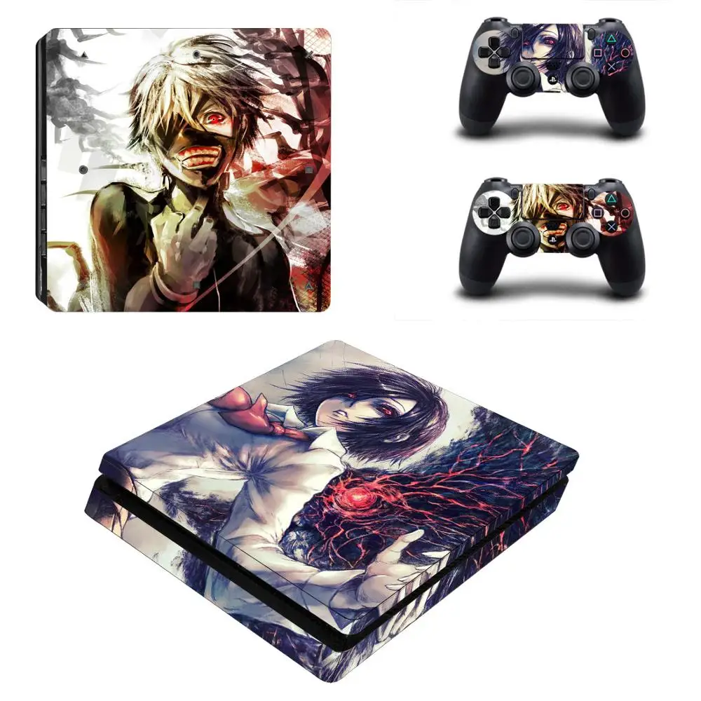 Тонкие наклейки для PS4 в стиле Токийский Гуль PS 4 Play station тонкие виниловые Pegatinas