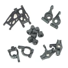 Запчасти для радиоуправляемых автомобилей WLtoys 144001 124018 124019, хрупкий комплект аксессуаров, рулевая чашка, поворотный рычаг, рукав вала, блок с, заднее сиденье колеса
