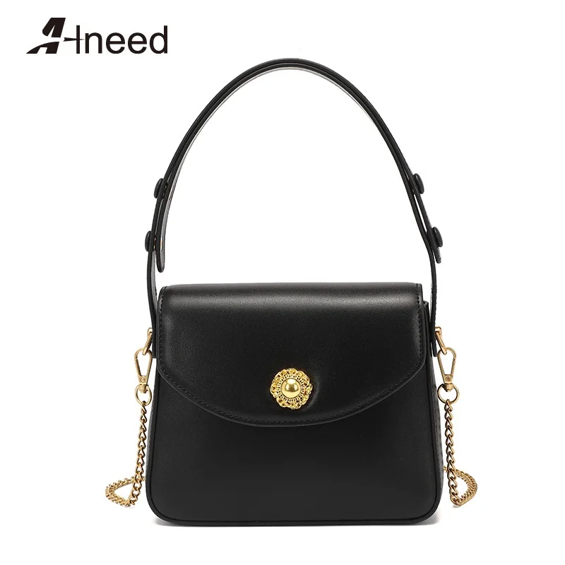 

ALNEED 2021 New Flap Fashion Purses and Handbags Mini Crossbody Bags Luxury Designer Shoulder Bag Genuine Leather Bags for Woman