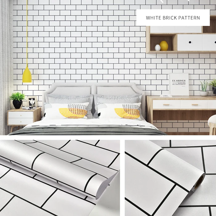 Виниловые обои из ПВХ водонепроницаемые самоклеящиеся для кухни ванной гостиной