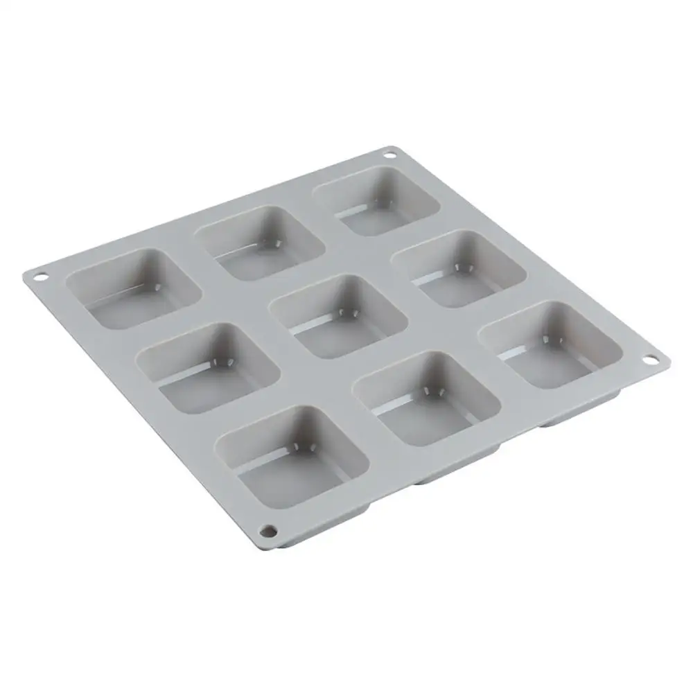 High Quality DIY 9 Grids Silicone Soap Mold Handmade Making Square Moulds Tool SOAP H5 | Дом и сад