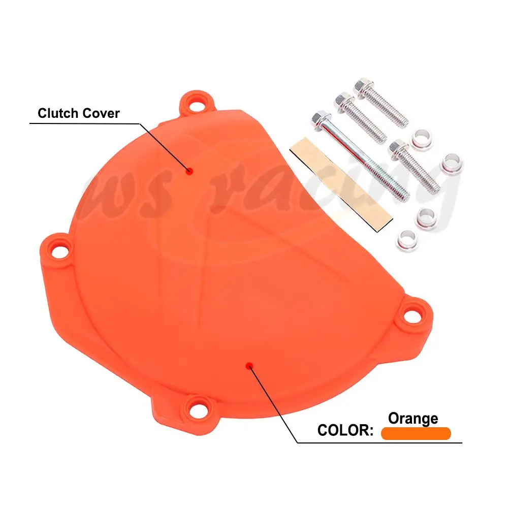 

Motorcycle Clutch Case Cover Water Pump Guard Protector For KTM SXF XCF 450 2013-2015 EXC XCW 450 500 2012 2013 2014 2015 2016