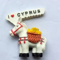 qiqipp european tourist destination cyprus travel souvenir refrigerator sticker