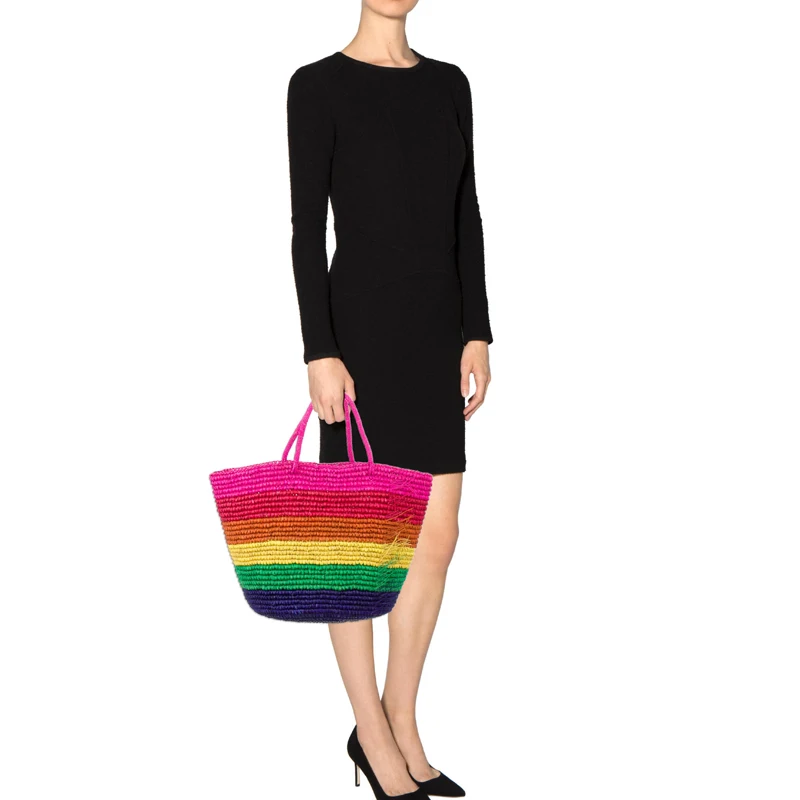 Новый пляжный любимый Европейский Американский стиль Радужная контрастная