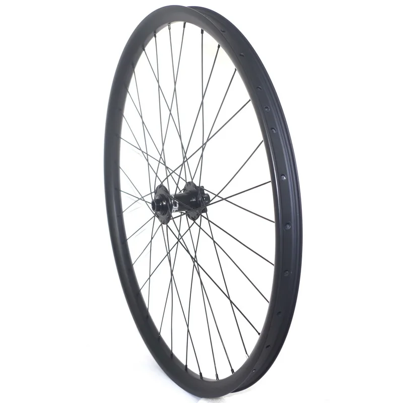 29ER AM MTB карбоновые колеса 27 мм 35 мм Ширина бескамерные MTB карбоновые колеса через ось концентратор UD Карбон 3 к Карбон