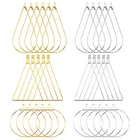 Большие круглые серьги-кольца серебряные золотые для ушей провод обручи треугольники Серьги обручи серьги для женщин вечерние Клубные подарок на день рождения