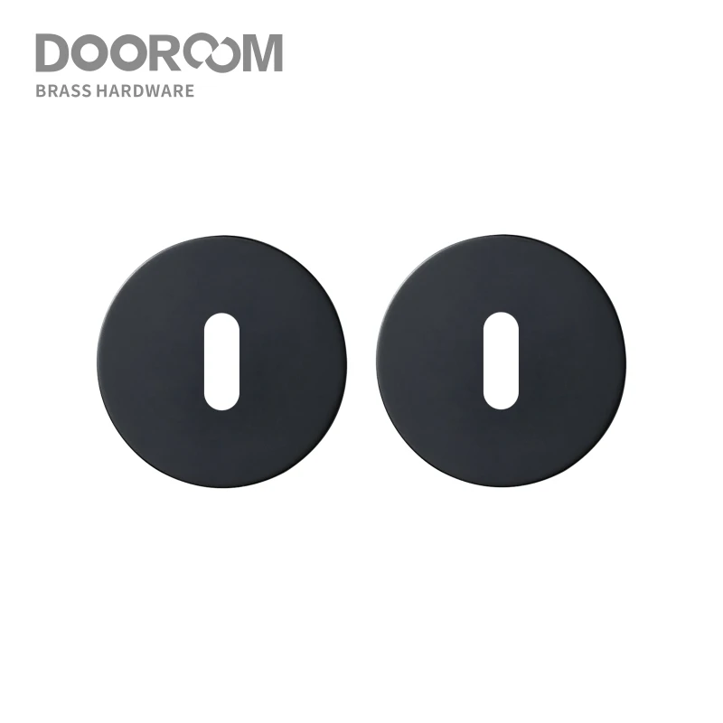 DOOROOM латунный дверной замок escutcheon пластинки накатанные в полоску Thumbturn для