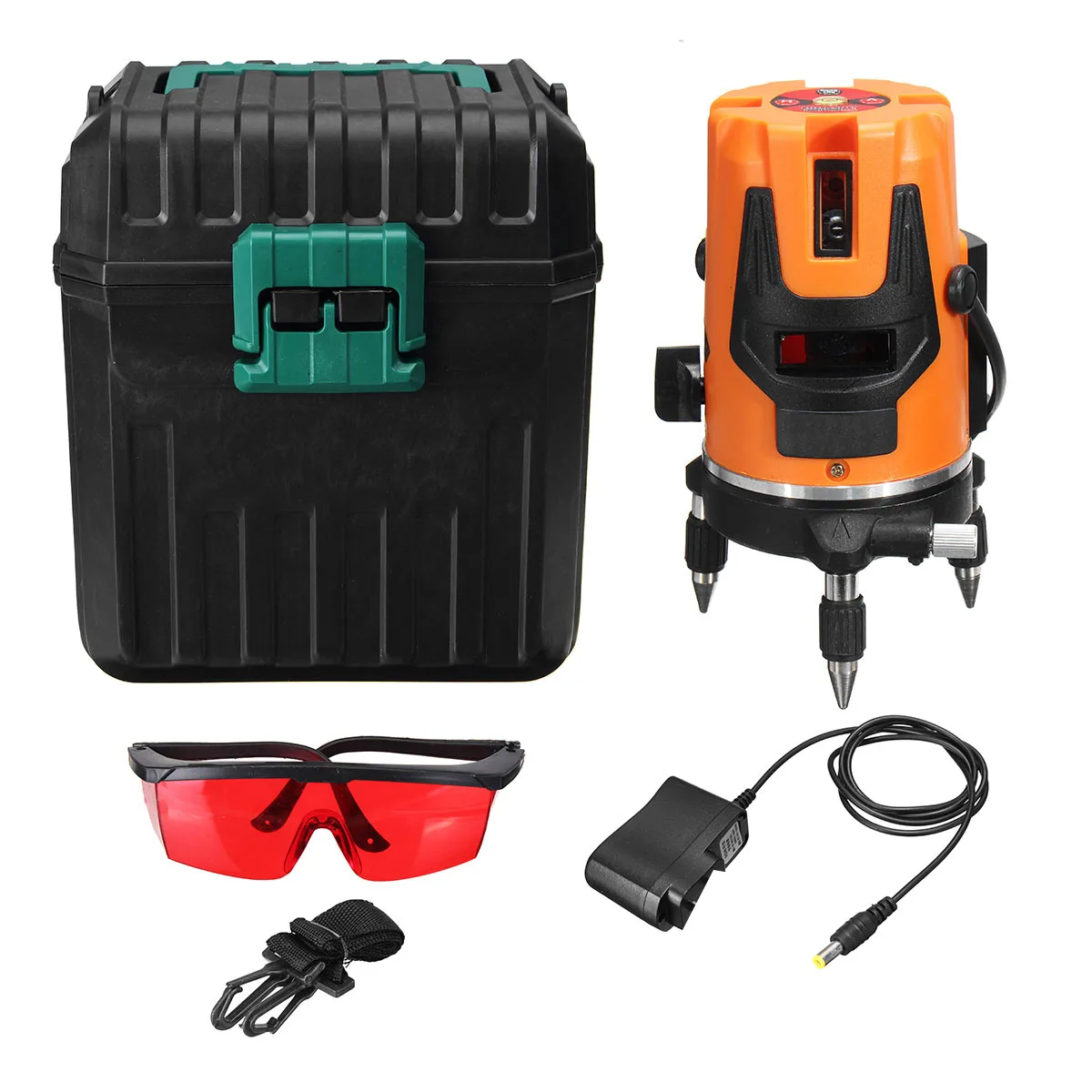 Laser Level Лазерный уровень 5 линий красный луч 3D автоматический самонивелирующийся 360 Вращающийся вертикальный горизонтальный перекрестный уровень измерительные приборы - Цвет: Laser Level