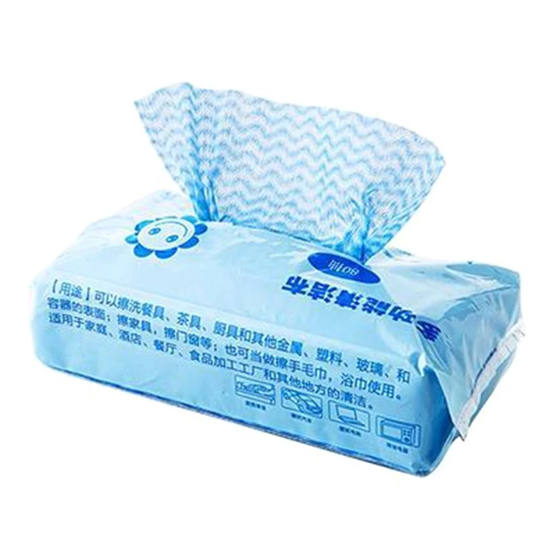 

Disposable non-woven Disposable Wipes 80 Pumps Kitchen Clean Tool
