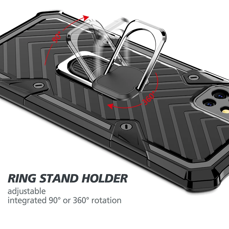 KEYSION Shockproof Case For Samsung A51 A71 A41 A21 A11 A01 Ring Back Phone Cover for Galaxy S20 Ultra S20+Plus S10 Note 10 Lite | Мобильные