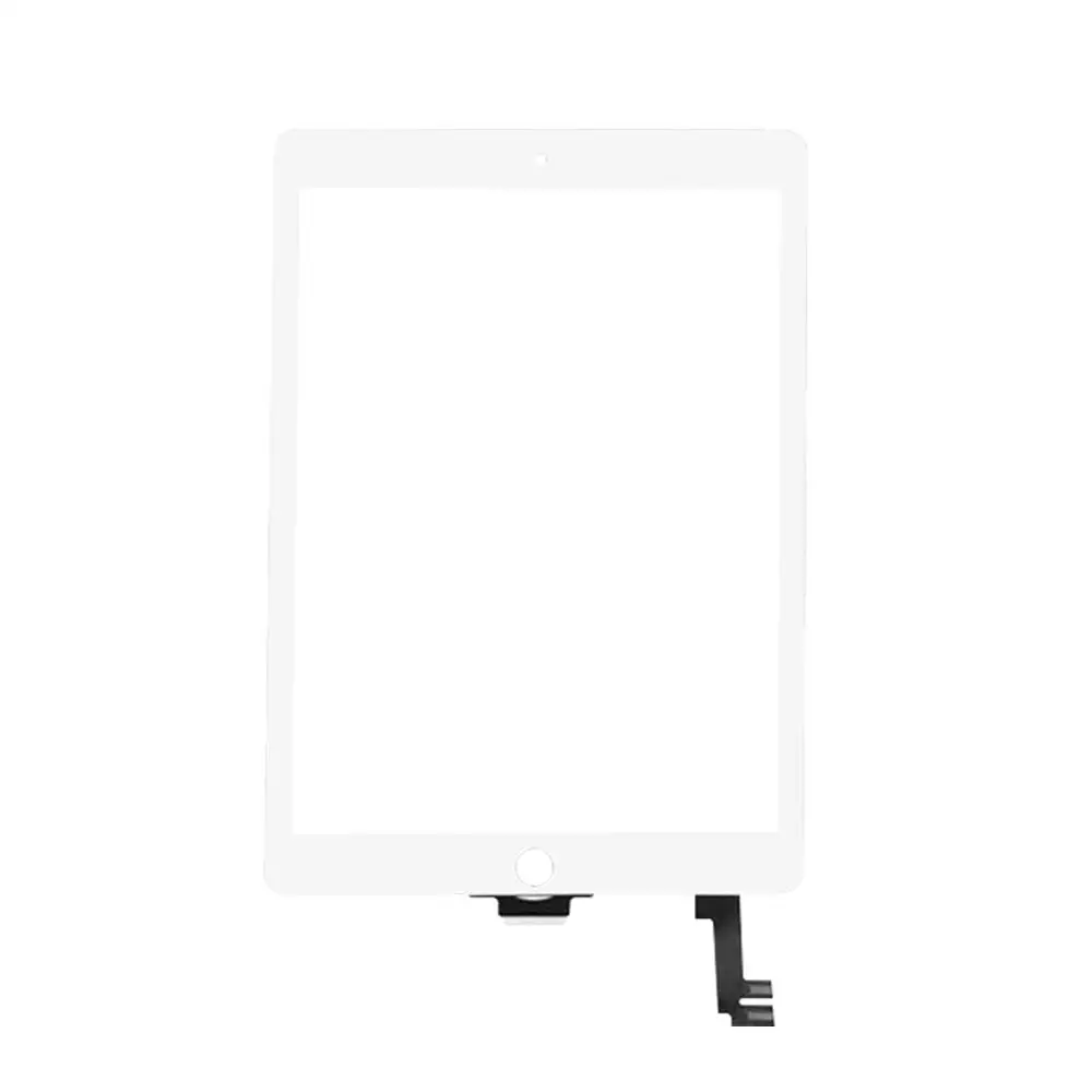 Белый Замена сенсорного экрана дигитайзер Кнопка Домой инструменты для iPad Air 2 A1566 A1567 легко заменить планшет экран iPad air 2 ЖК-экран - Цвет: Белый
