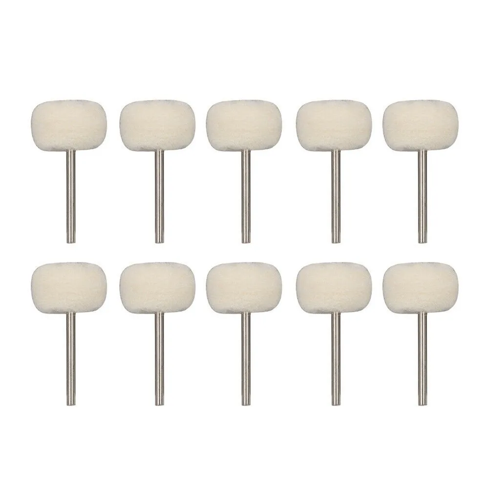 

10/20Pcs Wool Polishing Grinding Head 1 Inch Soft Fine Wool Polishing Buffing Wheels Rotary Accessory Metal Rotary Tools