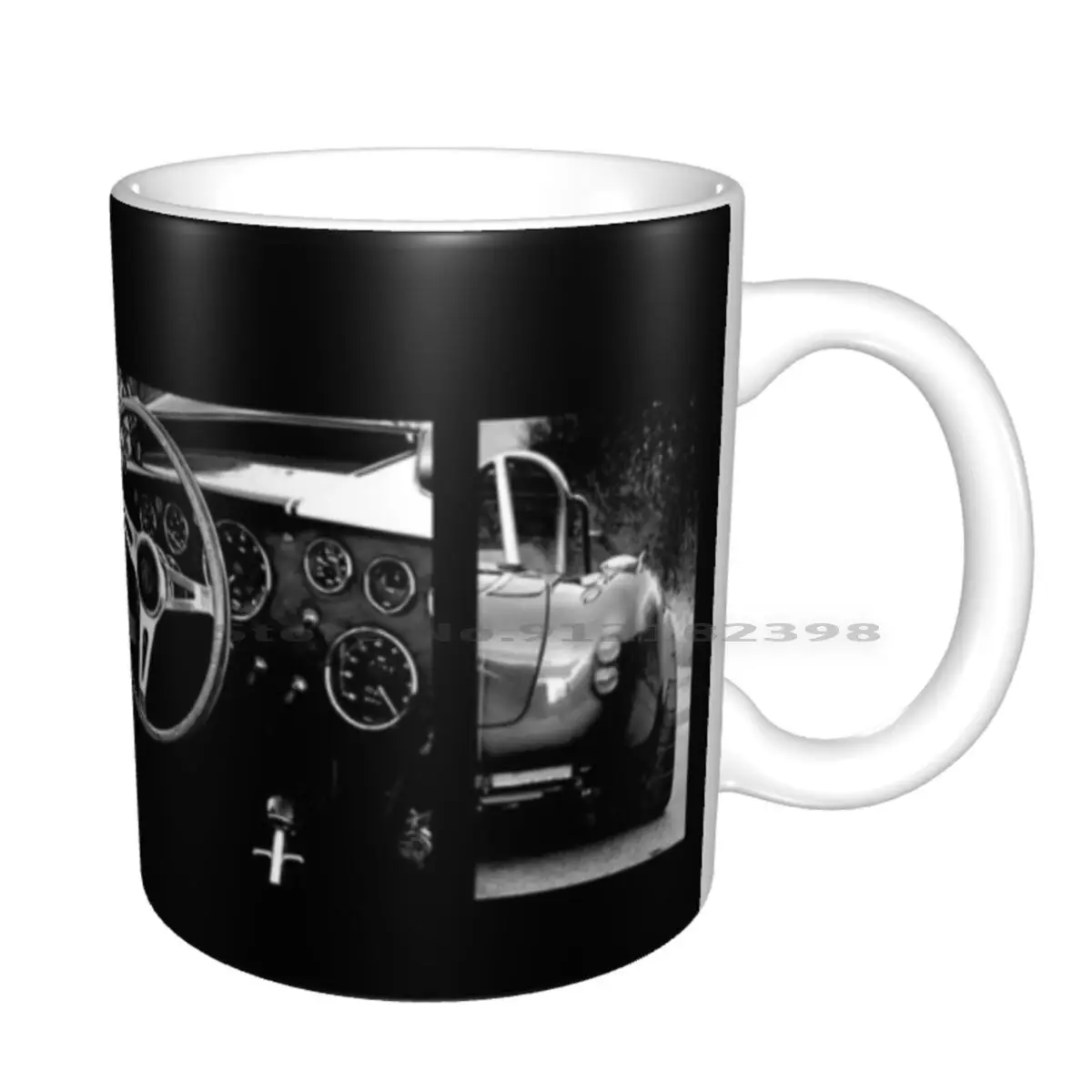 Кружки из керамики Car Legend для кофе, чая и молока с изображением Dledmv V8, Because Engine, Muscle Stance, Slammed Airride, Rally Race.
