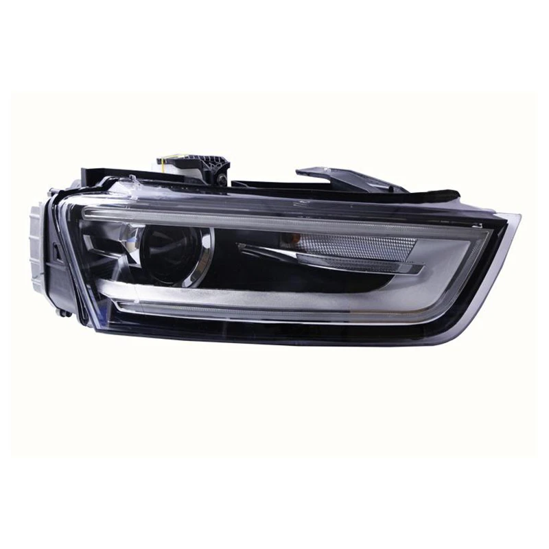 

for 13-16 Audi Q3 headlight assembly modification upgrade high-match LED daytime running light lens xenon headlight