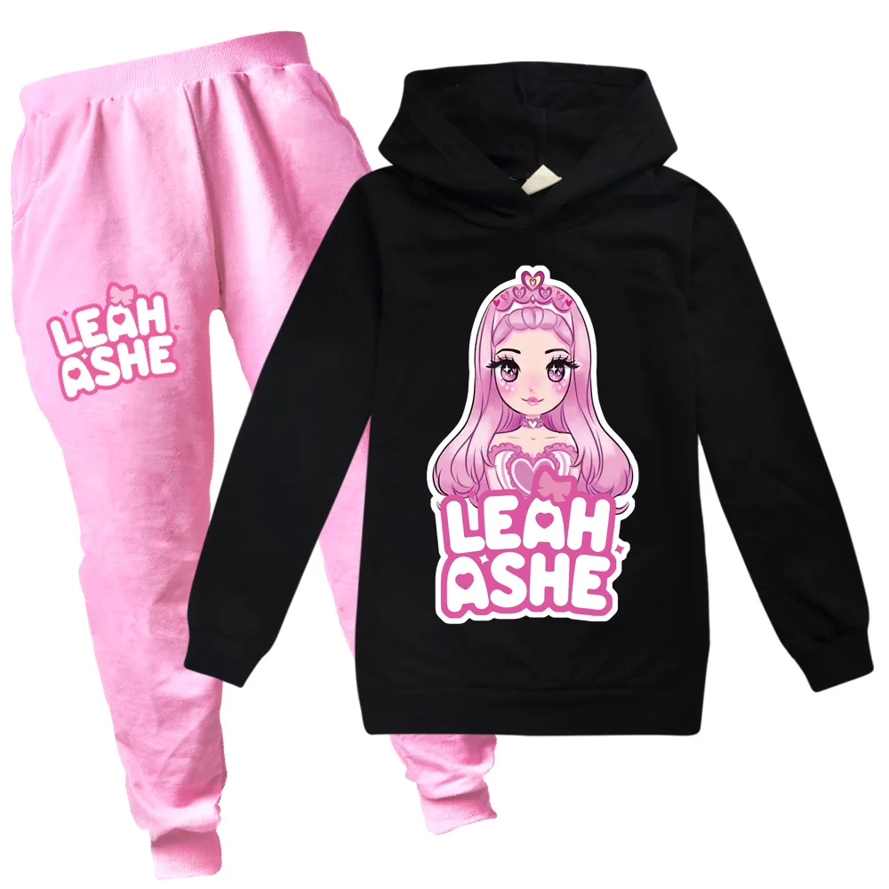 Детские худи с 3D принтом LEAH ASHE толстовка надписью для маленьких девочек мужские и