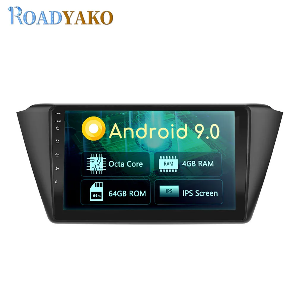 9 'ɺndroid GPS-навигатор плеер для Skoda Fabia 2015-2019 стерео Автомагнитола