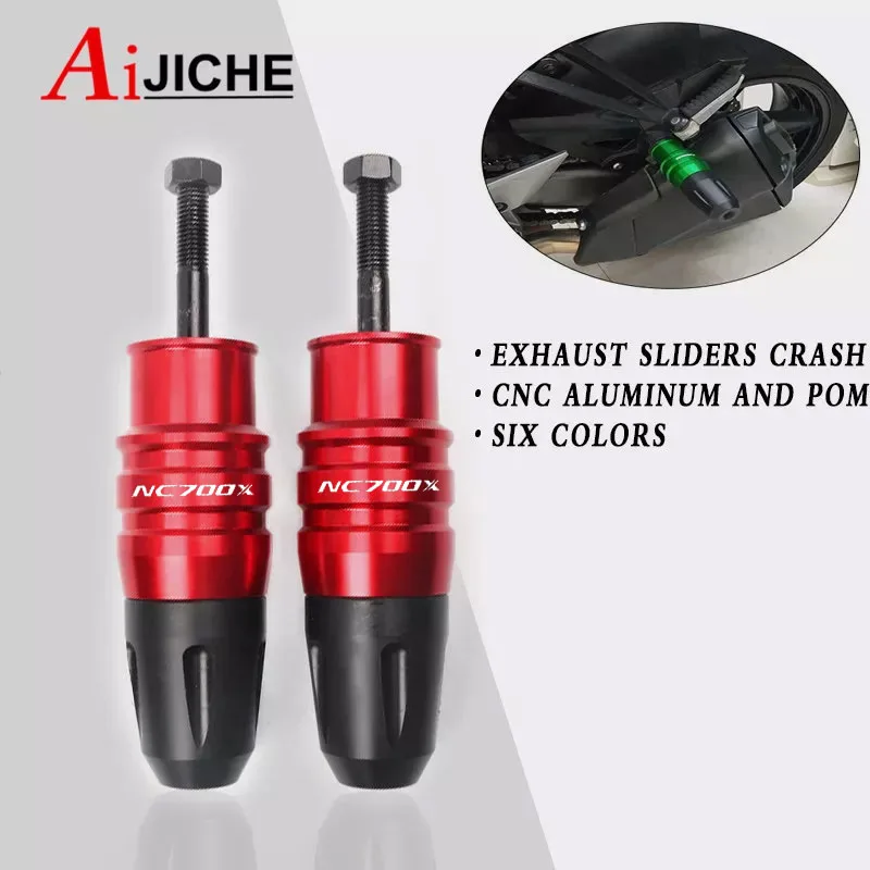 

For HONDA NC700X NC750X NC700 NC750 NC 700 750 Motorcycle CNC Accessoires Falling Protector Exhaust Slider Crash Pad Slider
