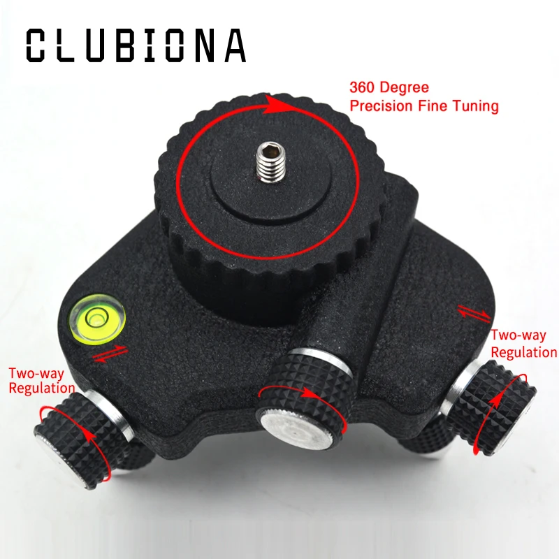 Штатив тренога CLUBIONA с резьбовым лазером 360 или 1/4 дюйма вращение на 5/8