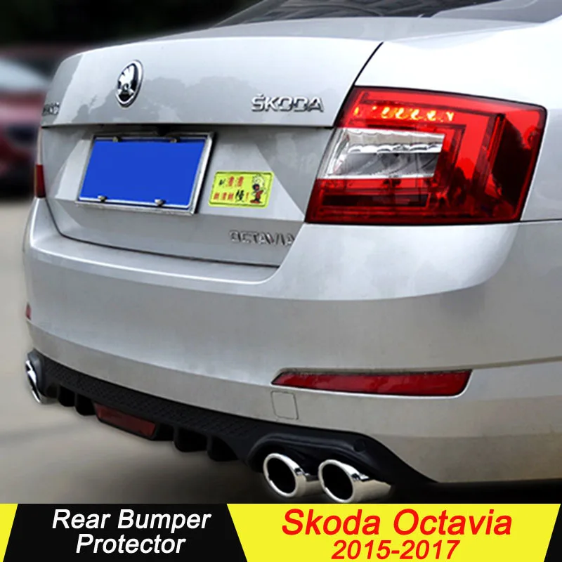 Для Skoda Octavia задний спойлер задний бампер диффузор защитные бамперы для Octavia обвес бампер