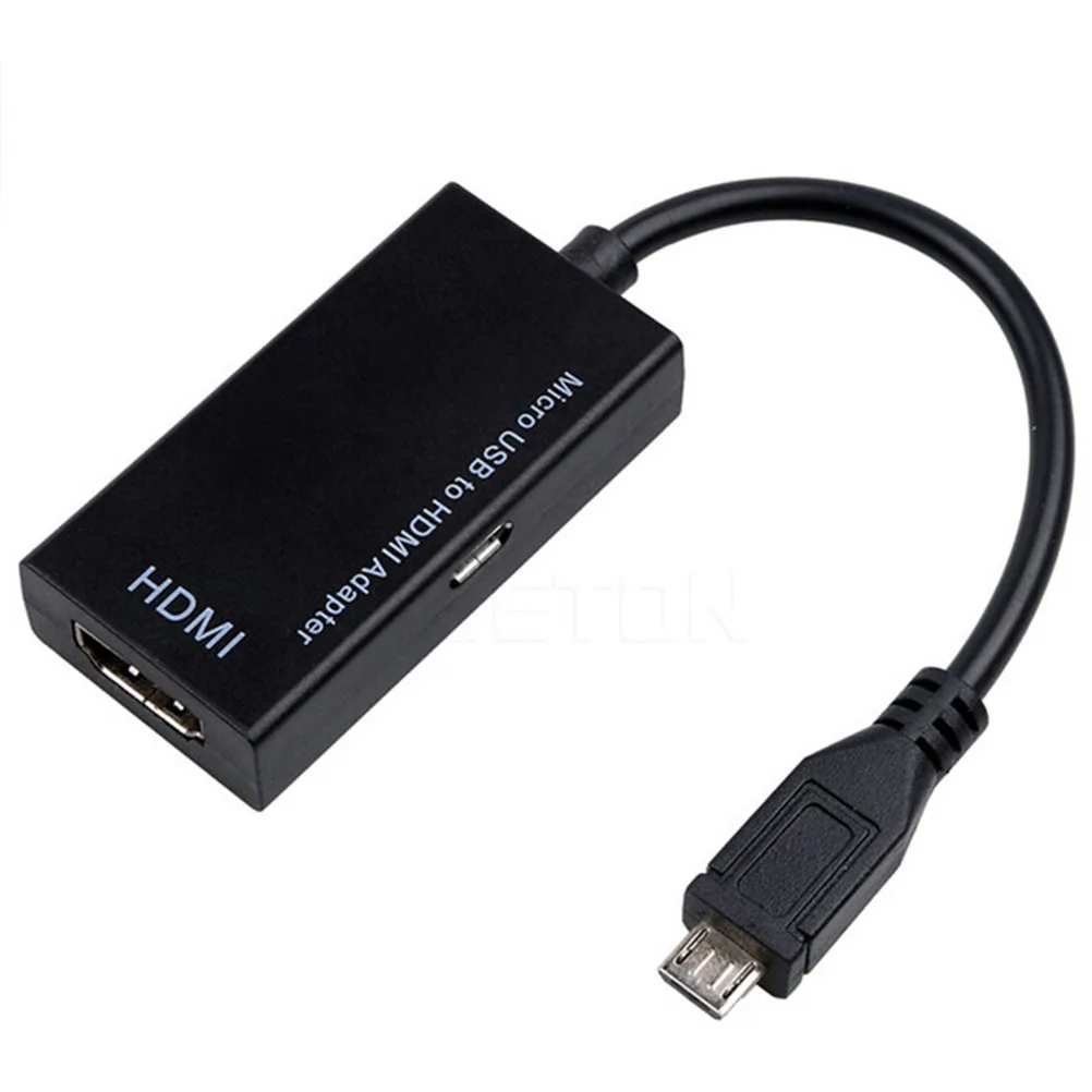 micro usb to hdmi hd adapter cable male to female 1080p hd hdmi audio video cable mhl converter for tv pc laptop free global shipping
