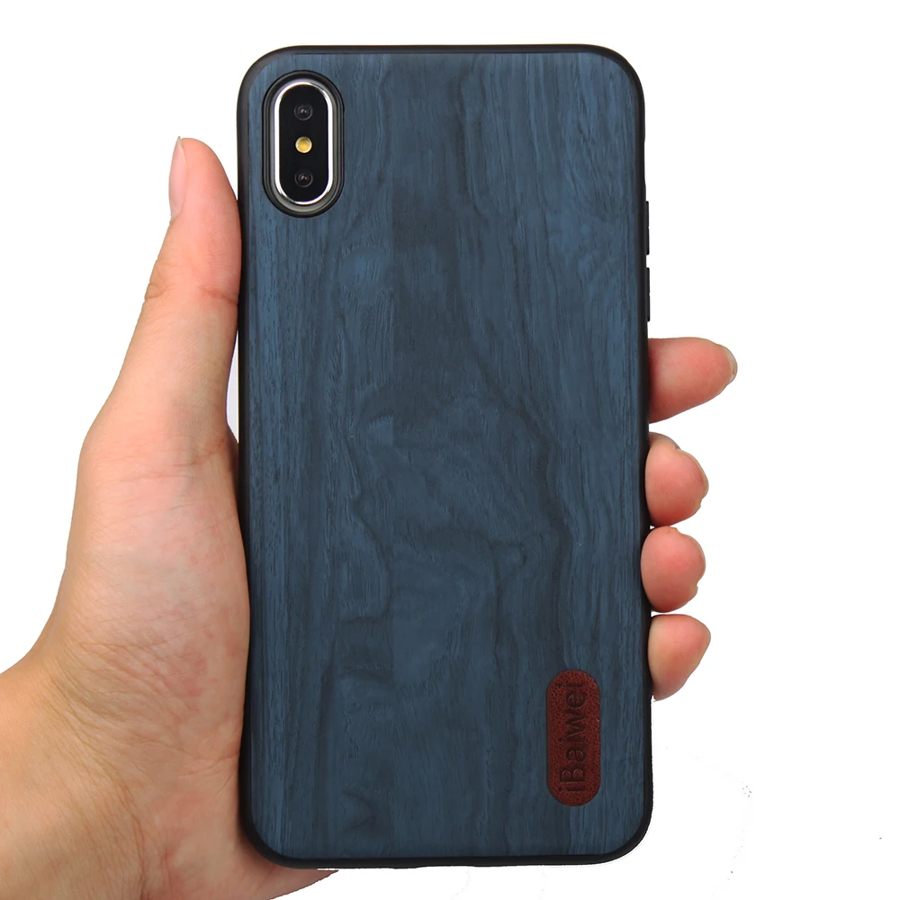 Чехол с деревянным дизайном для iPhone XS Max задняя крышка мягкий силиконовый