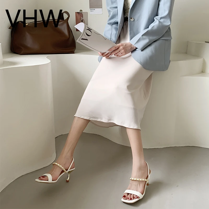 

Women Slippers 2021 Summer Fashion Open Toe Stiletto Shoes Slides Narrow Band Elegant Sandals Woman Party Sexy High Heels